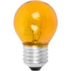 Lâmpada Bolinha Incandescente Amarela15W E27 127V Brasfort