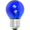 Lâmpada Bolinha Incandescente Azul 15W E27 127V Brasfort