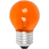 Lâmpada Bolinha Incandescente Laranja 15W E27 127V Brasfort