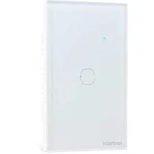 Interruptor Smart Wi-Fi Touch 1 tecla Branco Intelbras EWS 1001