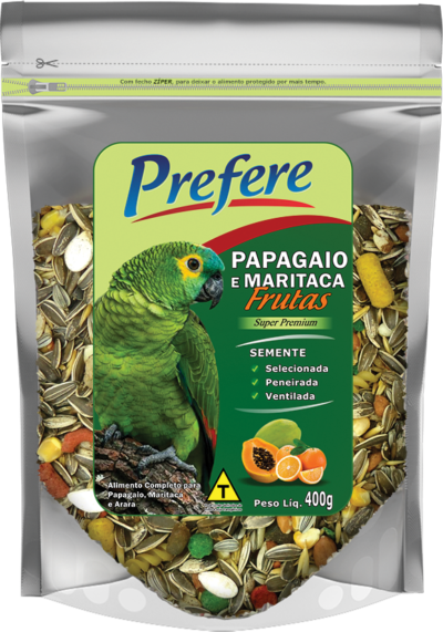 Prefere Mistura Papagaio com Frutas 900g