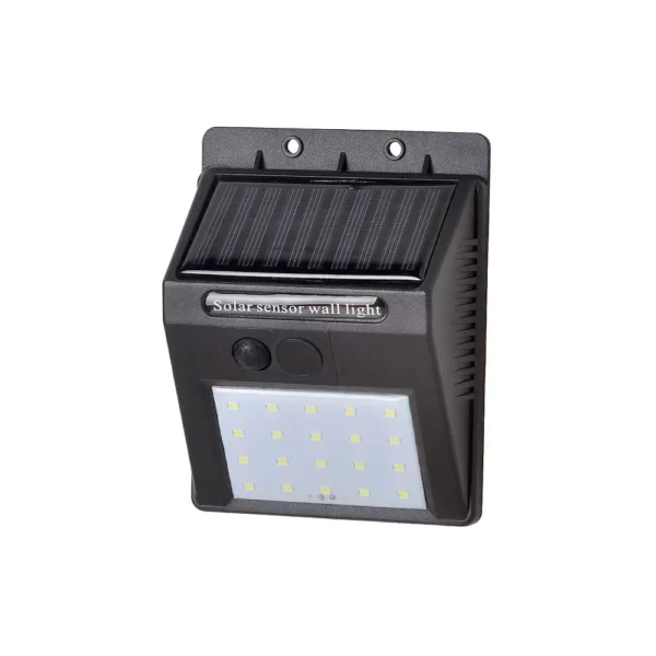 LUMINÁRIA LED SOLAR C/ SENSOR 4W LUZ AMARELA IP65 – GAYA