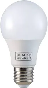 LAMP LED BULBO 09W 6500K BIV BLACK + DECKER