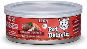 Pet Delícia Gatos Picadinho de Carne 110g