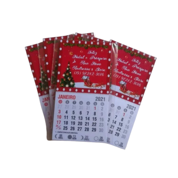 Mini Calendário com Imã Personalizado