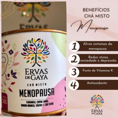 Chá misto menopausa