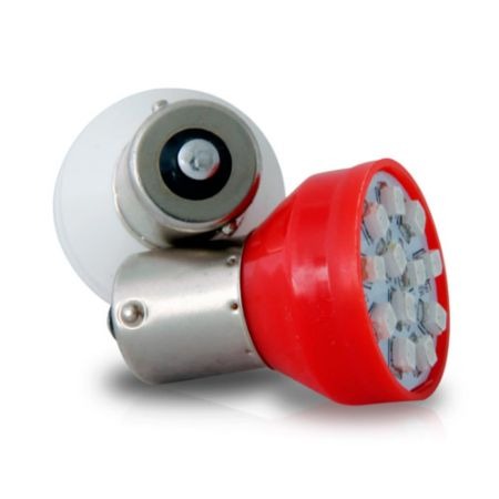 LÂMPADA LED (PAR) 1 POLO 12V ÂMBAR 12 LEDS – AUTOPOLI AP394