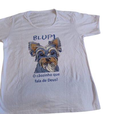 Camiseta Branca feminina Blupi