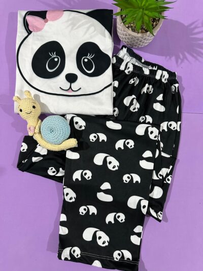 Aconchego e Estilo com o Pijama Feminino de Inverno Panda