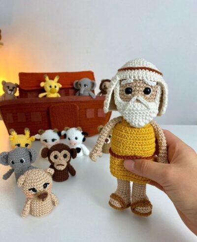 Arca de Noé em amigurumi