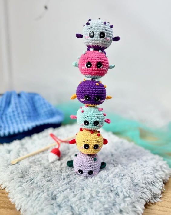 Pescaria amigurumi