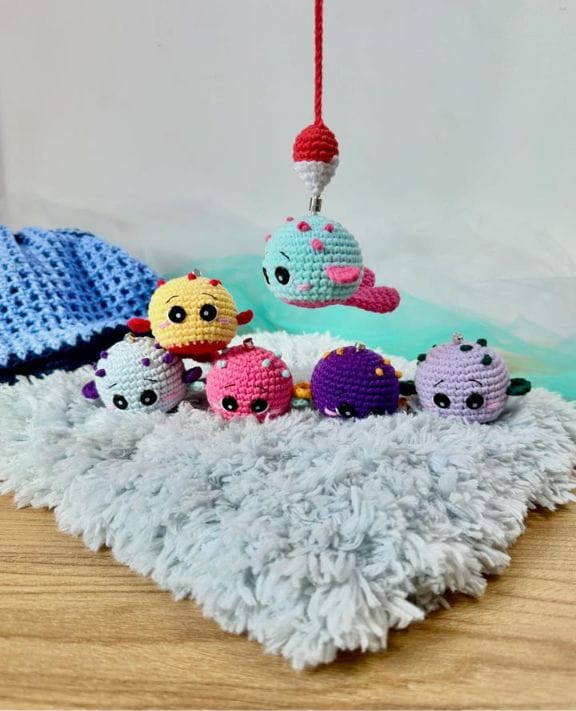 Pescaria amigurumi