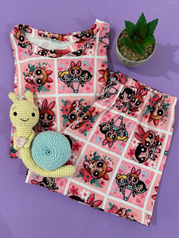 Pijama infantil meninas super poderosas