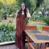 Vestido Safira Marrom 🤎