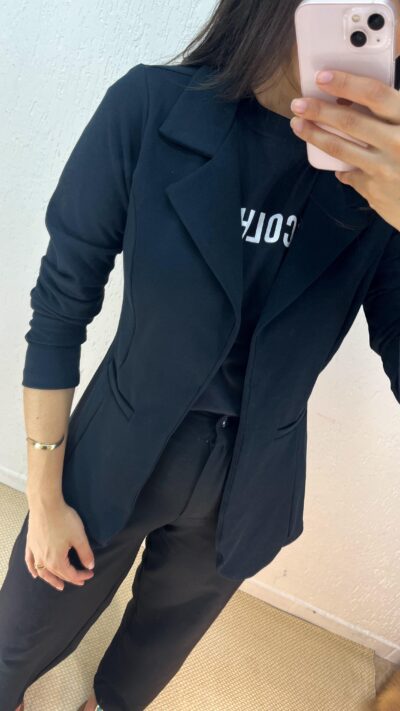 Blazer conforto - Preto