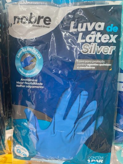 Luva Plástica Transparente Descartável Bompack – 100 Unidades