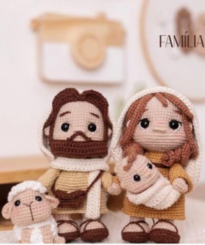Jesus Adulto em Amigurumi