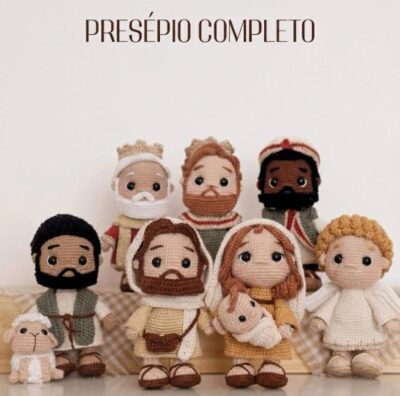 Presépio Completo em Amigurumi – Feito à Mão com Amor 💖