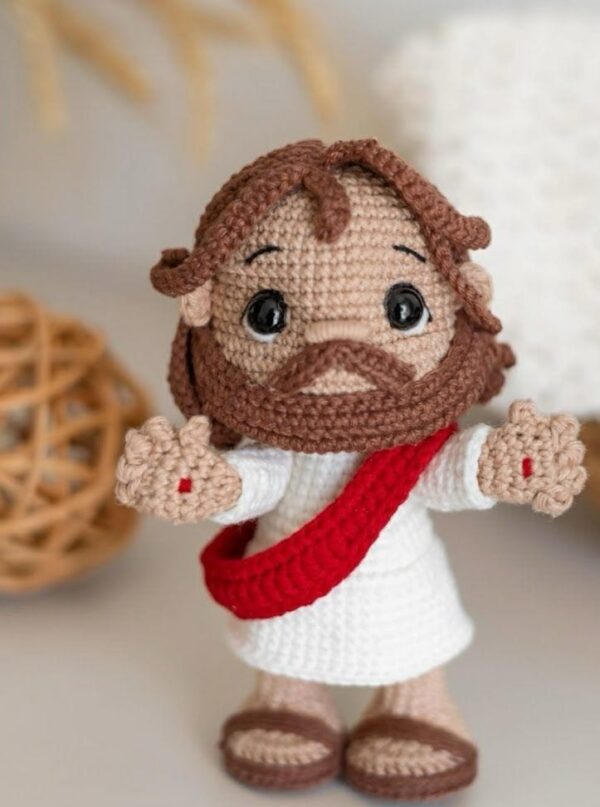 Jesus Adulto em Amigurumi - Imagem 4