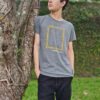 Camiseta Masculina Cinza – “Homens Sejam Fortes” (I Coríntios 16:13)