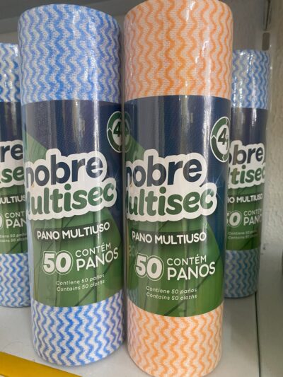 Pano Multiuso Nobre Multisec – Rolo com 50 Panos