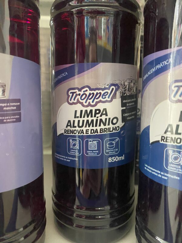 Tröppel Limpa Alumínio 850ml — Renova e Dá Brilho