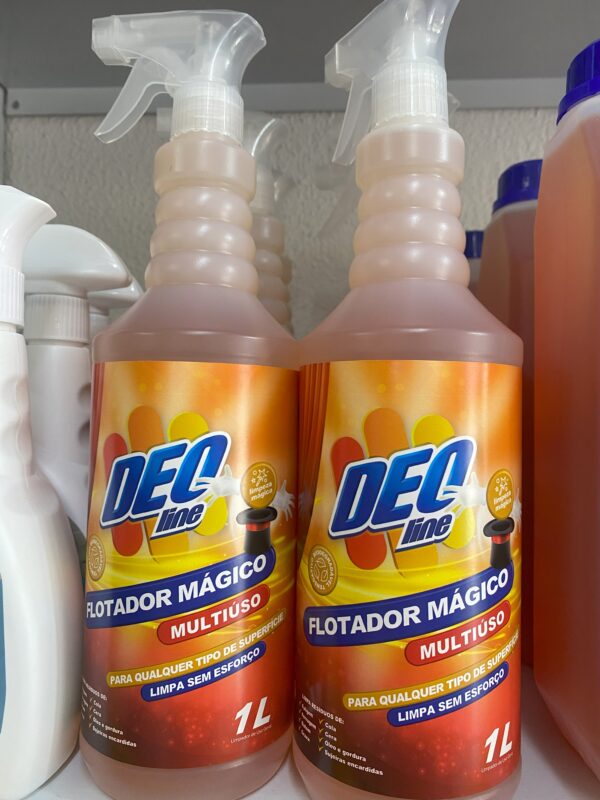 DEC Line Flotador Mágico Multiuso 1L — Limpeza Rápida e Sem Esforço