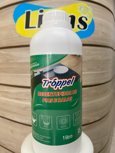 Tröppel Desentupidor de Pias e Ralos 1L — Limpeza Pesada e Ação Rápida