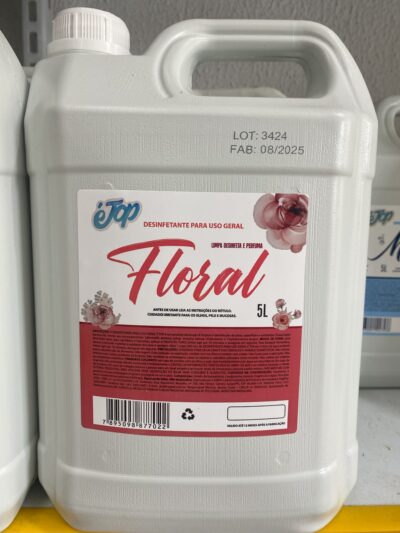 Étop Desinfetante Floral 5 Litros — Limpa, Desinfeta e Perfuma
