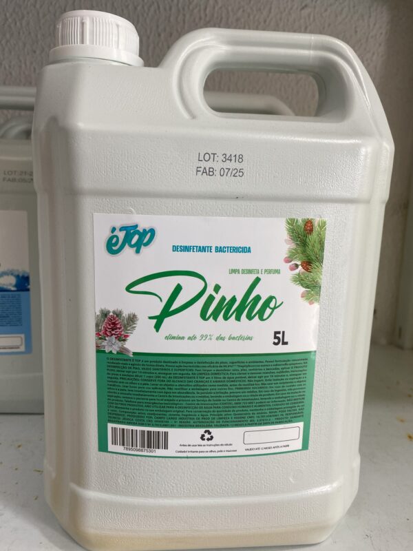 Étop Desinfetante Pinho 5 Litros — Bactericida, Limpa, Desinfeta e Perfuma