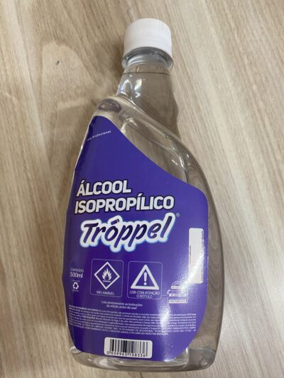 Tröppel Álcool Isopropílico 500ml — Limpeza Profissional e Secagem Rápida
