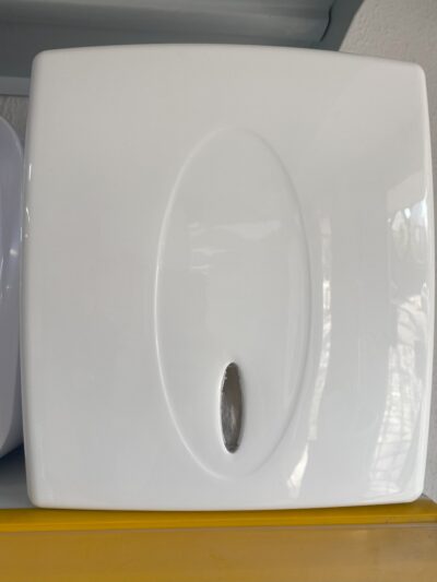 Dispenser para Papel Toalha Interfolha — Plástico Branco | Design Clean e Moderno