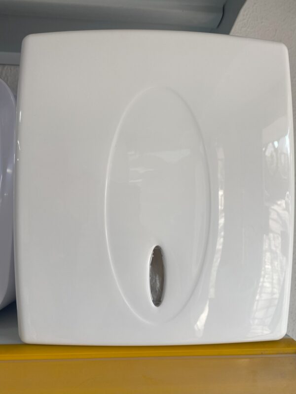 Dispenser para Papel Toalha Interfolha — Plástico Branco | Design Clean e Moderno