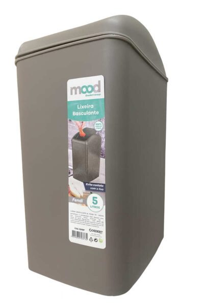 Lixeira Basculante Mood Fendi 5 Litros — Design Moderno | Goedert Group