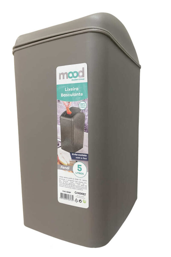 Lixeira Basculante Mood Fendi 5 Litros — Design Moderno | Goedert Group