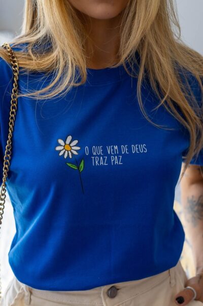 Tshirt Margarida O Que Vem De Deus