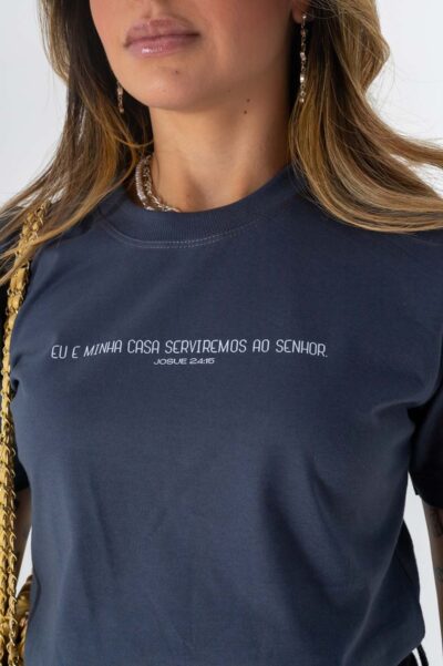Tshirt Eu e Minha Casa Serviremos Ao Senhor