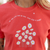 Tshirt Flores Se Tem Algo Bom Em Mi, Esse Algo É Cristo
