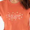 Tshirt Tudo Que é Plantado com Fé, Deus faz Florescer
