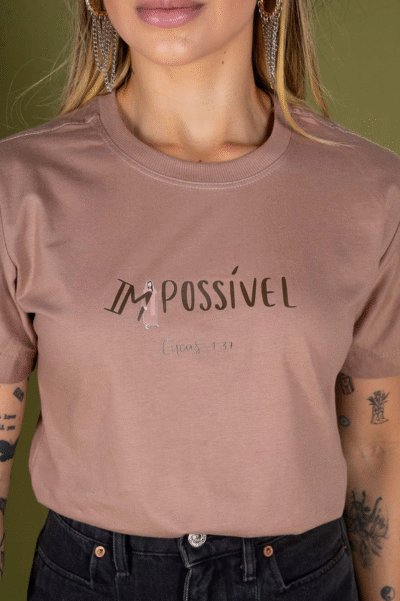 Tshirt Impossível Jesus