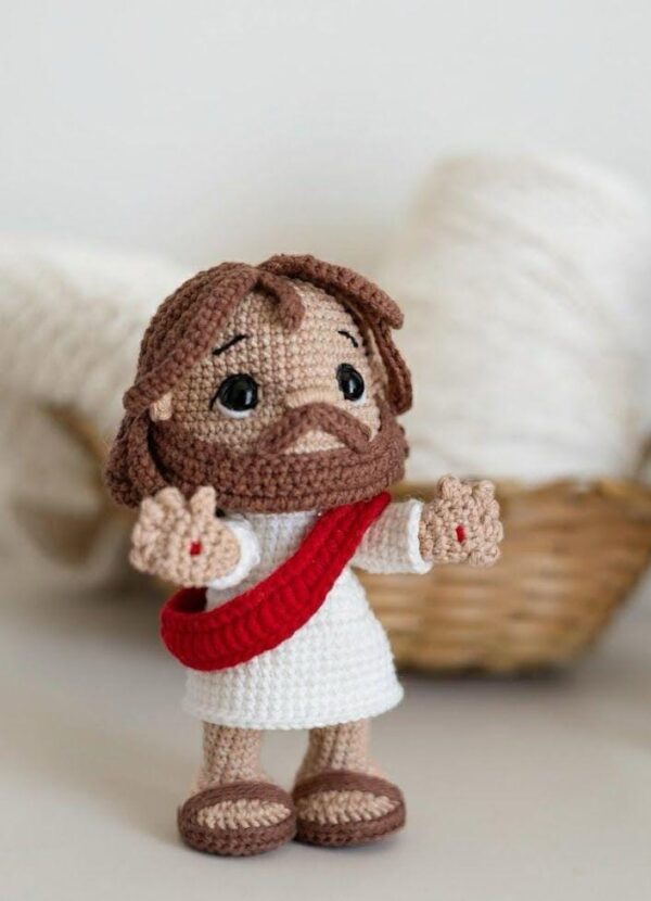 Jesus Adulto em Amigurumi - Imagem 3