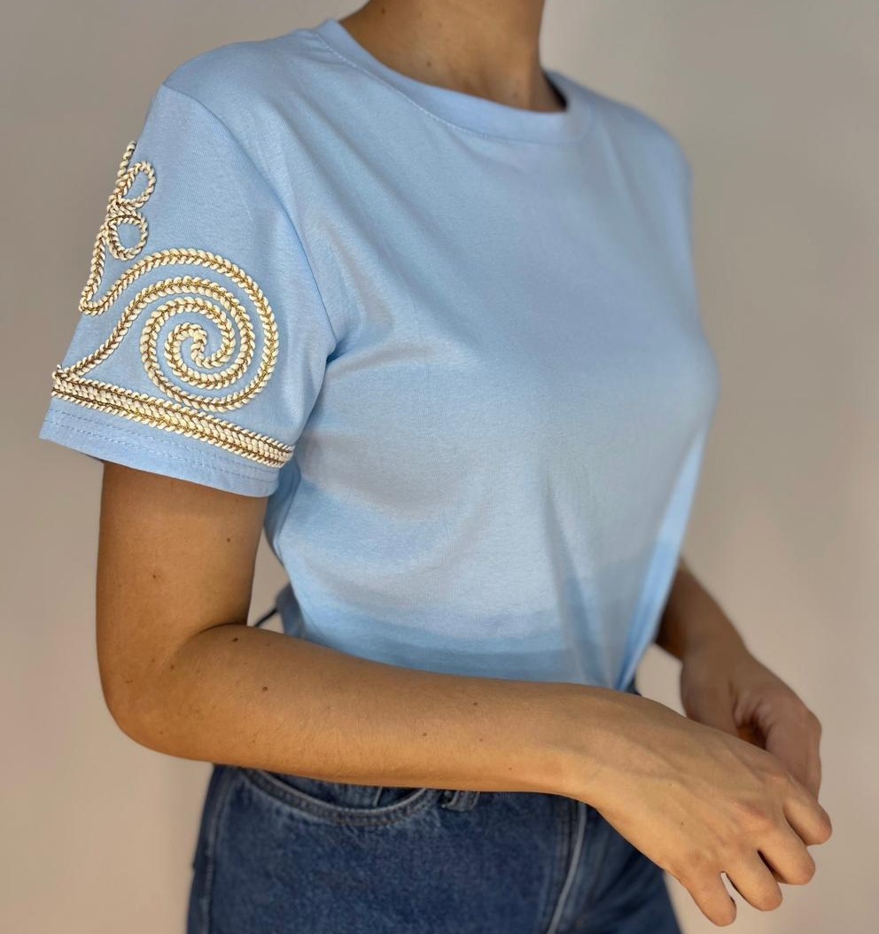 Blusa Encanto -Azul bebê - Imagem 2