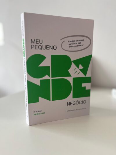 Livro novo Meu pequeno grande negócio - insights semanais