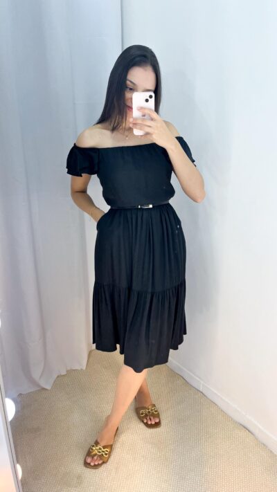 Vestido Debora - Preto